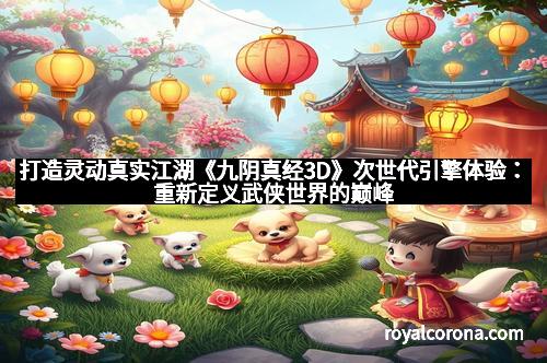 打造灵动真实江湖《九阴真经3D》次世代引擎体验：重新定义武侠世界的巅峰